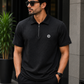 Premium Waffle Knit Polo Shirt.