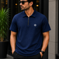Premium Waffle Knit Polo Shirt.