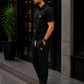 Black Chaina Fabric