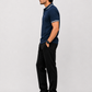 Men’s Elite Waffle Polo & Black Dry-Fit Tracksuit